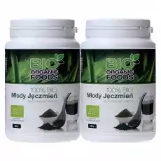 2 x Młody Jęczmień Bio 300 g 100 Sok z Młodego Jęczmienia Eko Bio Organic Foods Artykuły Spożywcze