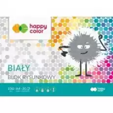 Happy Color Blok rysunkowy biały A4 100g 20 arkuszy Dla dziecka Artykuły szkolne Bloki i wycinanki