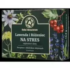 Herbal Monasterium Lawenda i różeniec na stres suplement diety 30 kaps Zdrowie i uroda Zdrowie Witaminy minerały suplementy diety