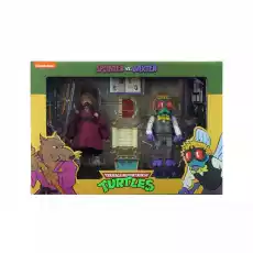 Zestaw 2 figurek Teenage Mutant Ninja Turtles Splinter i Baxter Gadżety