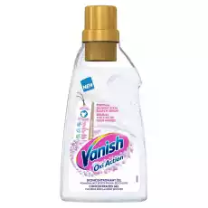 Vanish Oxi Action odplamiacz do białych tkanin w żelu 750ml Dom i ogród Sprzątanie domu Środki czystości Proszki do prania