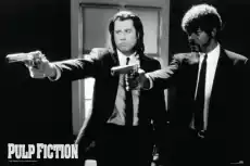 Pulp Fiction BW Guns plakat Dom i ogród Wyposażenie wnętrz Dekoracja Obrazy i plakaty