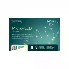 Lampki micro migające 240 led zewwew multikolor 12m Gadżety Imprezowe Pozostałe