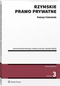 Rzymskie prawo prywatne Kazusy i ćwiczenia Książki Prawo akty prawne