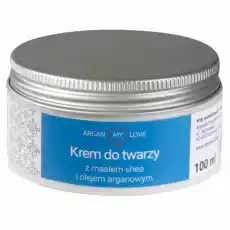 Lekki Krem do Twarzy Odżywczy z Masłem Shea i Olejem Arganowym 100 ml Argan My Love Artykuły Spożywcze