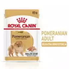 Royal Canin Breed pomeranian adult karma mokra pasztet dla psów dorosłych rasy szpic miniaturowy 85 g Dom i ogród Artykuły zoologiczne Psy