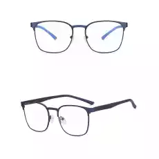 Solidne okulary zerówki do komputera BLUE LIGHT granatowoczarne z flexami 25126E Odzież obuwie dodatki Galanteria i dodatki Okulary Okulary do komputera