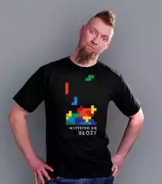 Tetris Koszulka premium męska Odzież obuwie dodatki Odzież męska Koszulki męskie