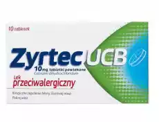 ZYRTEC UCB x 10 tabletek Zdrowie i uroda Zdrowie Leki Alergia