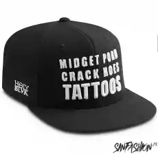 Czapka Holy Blvk Midget Porn Snapback Odzież obuwie dodatki Galanteria i dodatki Nakrycia głowy Kapelusze