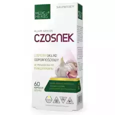 Czosnek 620 mg 60 Kapsułek Medica Herbs Artykuły Spożywcze