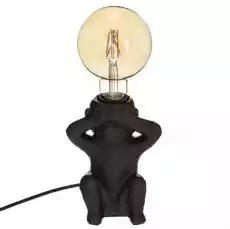 Ceramiczna lampka nocna Monkey Oeil Dom i ogród Wyposażenie wnętrz Oświetlenie Lampy stołowe