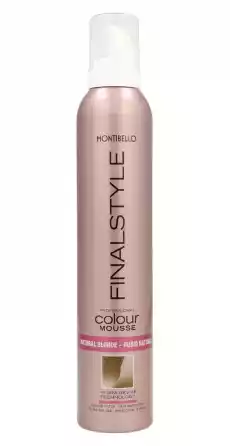 Montibello Finastyle Colour koloryzująca pianka do włosów naturalny blond 320ml Zdrowie i uroda Kosmetyki i akcesoria Pielęgnacja i stylizacja włosów Farby i szampony koloryzujące