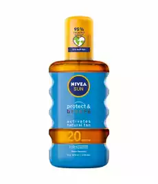 Nivea Sun Protect Bronze olejek w sprayu aktywujący naturalną opaleniznę SPF20 200ml Zdrowie i uroda Kosmetyki i akcesoria Pielęgnacja ciała