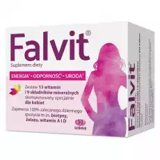 FALVIT x 30 drażetek Zdrowie i uroda Zdrowie Witaminy minerały suplementy diety