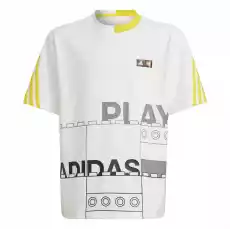 Koszulka dziecięca adidas X CLASSIC LEGO biała HP0939 Odzież obuwie dodatki Koszulki