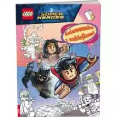 LEGO DC Super Heroes Kolorowanka z naklejkami Książki Dla dzieci