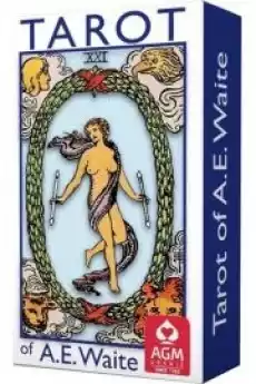 Tarot of Rider AE Waite Pocket niebieska edycja Gadżety Ezoteryka