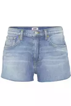 SPODENKI JEANSOWE DAMSKIE TOMMY JEANS DW0DW08218 NIEBIESKIE Odzież obuwie dodatki Odzież damska Spodenki damskie