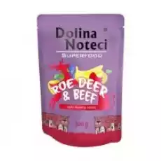 Dolina Noteci Superfood karma mokra dla psa sarna wołowina zestaw 6 x 300 g Dom i ogród Artykuły zoologiczne Psy