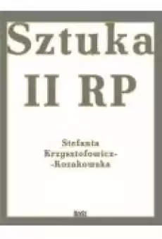 Sztuka II RP Książki Kultura i sztuka