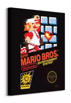 Super Mario Bros NES Cover obraz na płótnie Dom i ogród Wyposażenie wnętrz Dekoracja Obrazy i plakaty