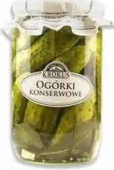 Ogórek konserwowy 650g KROKUS Artykuły Spożywcze Przetwory