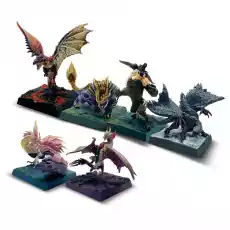 Zestaw 6 mini figurek Monster Hunter Monster Collection Gallery Vol1 Dom i ogród Wyposażenie wnętrz Dekoracja Figurki dekoracyjne Figurki kolekcjonerskie