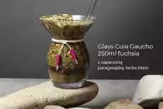 GlassCuia Gaucho 250ml fuchsia Dom i ogród Wyposażenie kuchni Naczynia kuchenne Naczynia do kawy i herbaty Akcesoria do Yerba Mate