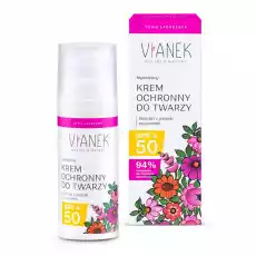 Łagodzący Krem Ochronny do Twarzy SPF50 50 ml Vianek Artykuły Spożywcze