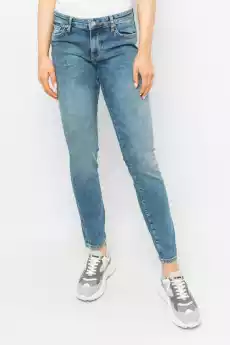 JEANSY DAMSKIE ARMANI EXCHANGE 3LYJ01 Y1VSZ NIEBIESKIE SKINNY FIT Odzież obuwie dodatki Odzież damska Spodnie damskie Jeansy damskie