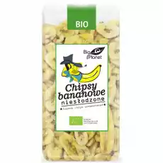 Chipsy Bananowe Niesłodzone Bio 150 g Bio Planet Artykuły Spożywcze