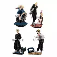 Zestaw 4 mini figurek Tokyo Revengers Petitrama Series Toman Heroic Scenes Vol 2 Książki Komiksy