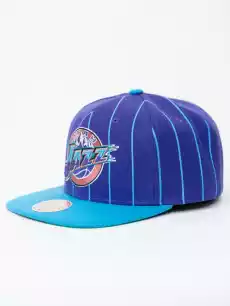 Czapka Snapback Utah Jazz NBA Fioletowa Mitchell Ness Team Pin Odzież obuwie dodatki Galanteria i dodatki Nakrycia głowy Czapki z daszkiem