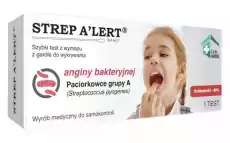 Test Strep Alert x 1 sztuka Zdrowie i uroda Zdrowie Testy