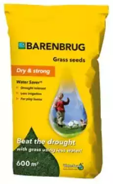 BARENBRUG trawa Water Saver Dry strong 15 kg Dom i ogród Ogród Trawnik