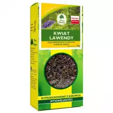 HERBATKA Z KWIATU LAWENDY BIO 50 g DARY NATURY Artykuły Spożywcze Przyprawy