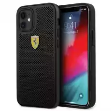 Ferrari FESPEHCP12SBK iPhone 12 mini 54 czarnyblack hardcase On Track Perforated Telefony i akcesoria Akcesoria telefoniczne Etui