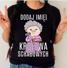 królowa schabowym śmieszna koszulka na prezent dla babcistarszej Odzież obuwie dodatki Odzież damska Bluzki i bluzeczki damskie