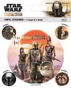 Naklejki Star Wars The Mandalorian Legacy 5 szt Gadżety