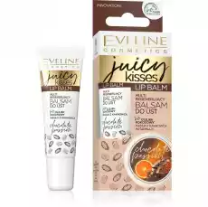 Eveline Juicy Kisses Chocolate Passion balsam do ust regenerującoodżywczy 12ml Zdrowie i uroda Kosmetyki i akcesoria Pielęgnacja twarzy Pielęgnacja ust