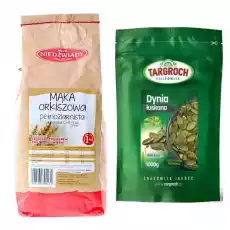 Mąka Orkiszowa Pełnoziarnista Typ 2000 1 kg Młyn Niedźwiady Pestki Dyni bez Łupiny Doypack 1 kg Targroch Artykuły Spożywcze