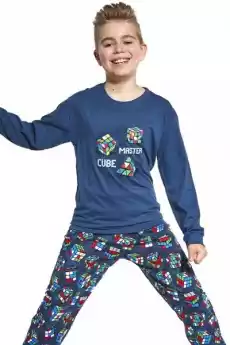 Cornette 593102 Cube Master piżama chłopięca Dla dziecka Bielizna dziecięca Pidżamy i szlafroki dziecięce