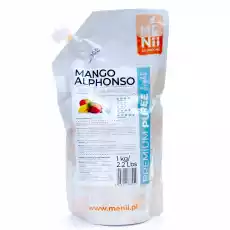 Puree Mango Alphonso LIGHT Premium z Erytrytolem Pulpa 1 kg Menii Artykuły Spożywcze