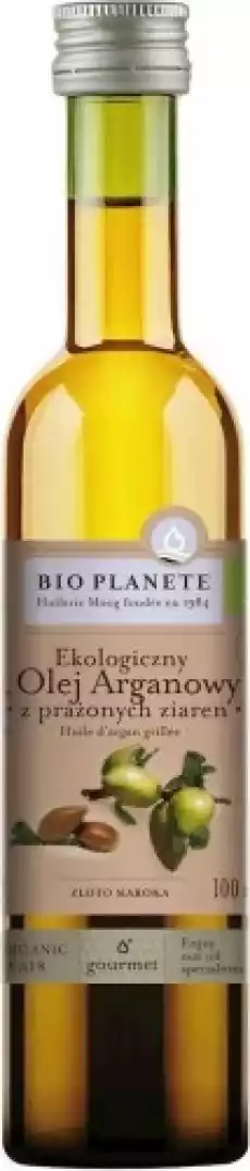 OLEJ ARGANOWY Z PRAŻONYCH ZIAREN BIO 100 ml BIO PLANETE Artykuły Spożywcze Oleje i oliwy