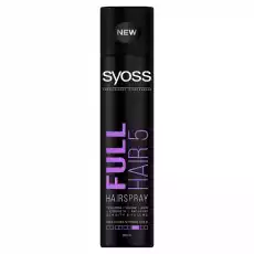 Syoss Full Hair 5 Hairspray lakier do włosów w sprayu Extra Strong 300ml Zdrowie i uroda Kosmetyki i akcesoria Pielęgnacja i stylizacja włosów Kosmetyki do stylizacji włosów