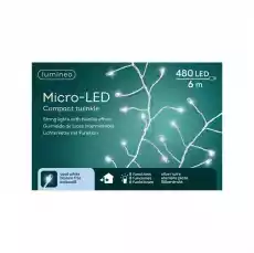 Lampki micro 480 led zewwew zimny biały 6m Gadżety Imprezowe Pozostałe