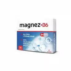 Magnez Witamina B6 30 kapsułek COLFARM Zdrowie i uroda Zdrowie Witaminy minerały suplementy diety