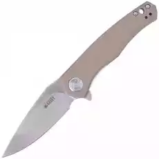 Nóż Kubey Knife Cadmus Tan G10 Satin D2 KU055C Broń i militaria Noże i przybory Noże