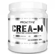 PROACTIVE CREA M MONOHYDRAT KREATYNY PROSZEK 250G Zdrowie i uroda Zdrowie Witaminy minerały suplementy diety